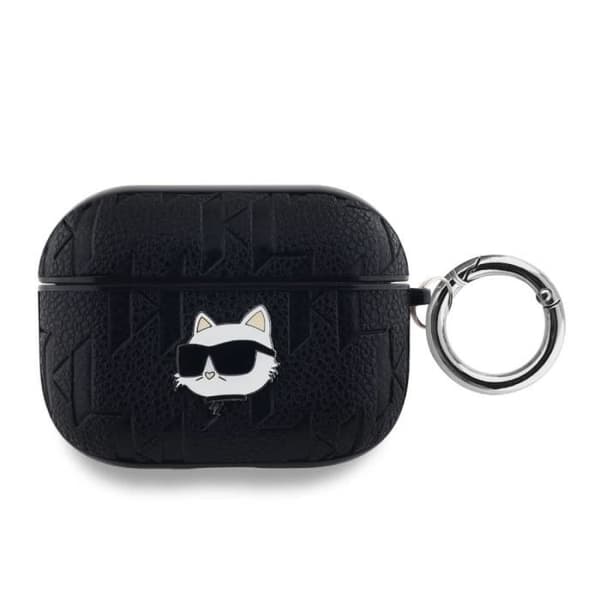Coque för AirPods Pro Choupette Gaufré Karl Lagerfeld Svart