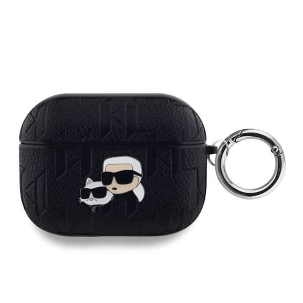 Coque för AirPods Pro med Karl och Choupette Prägling Karl Lagerfeld Svart