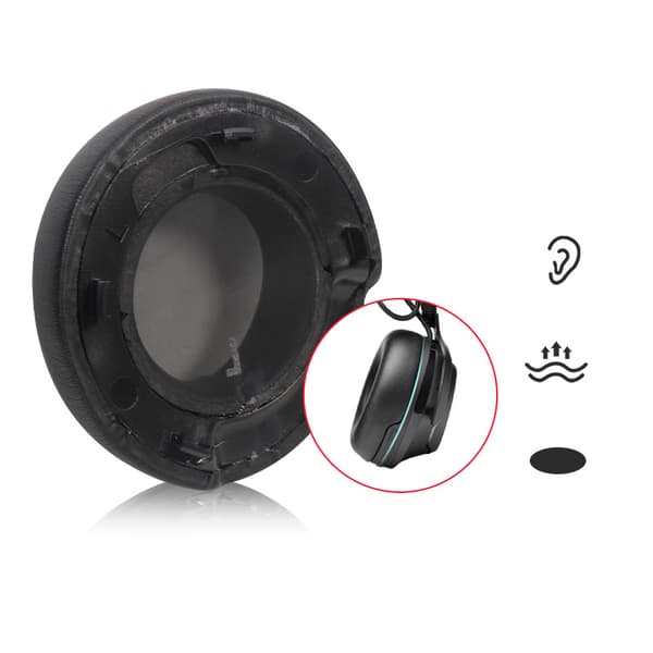 INF Erstatningsøreputer for JBL CLUB 700BT, CLUB 950NC, CLUB ONE hodetelefoner (2-pakning)