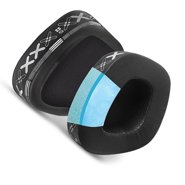 INF Jäähdyttävät korvatyynyt Corsair VOID PRO RGB SE -kuulokkeille - musta ja valkoinen