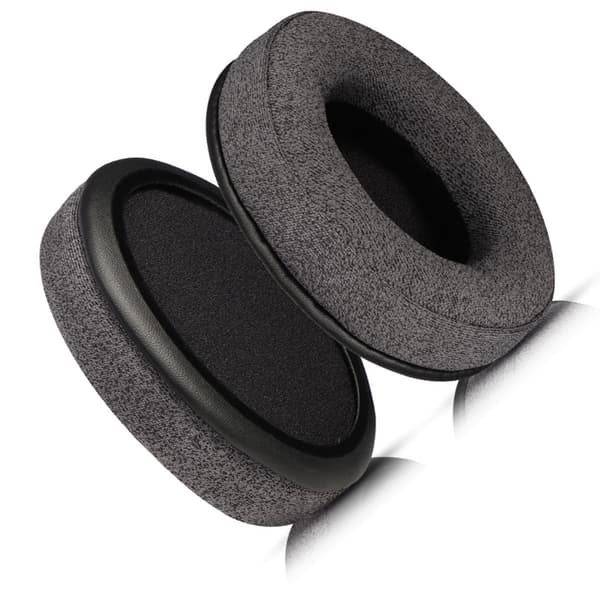 INF Ihoystävällinen kangaskuulokkeiden suojakotelo - harmaa [paksunnettu ihoystävällinen kangasliitos] (2 kpl)