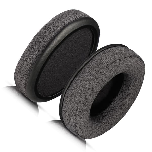 INF Ihoystävällinen kangaskuulokkeiden suojakotelo - harmaa [paksunnettu ihoystävällinen kangasliitos] (2 kpl)