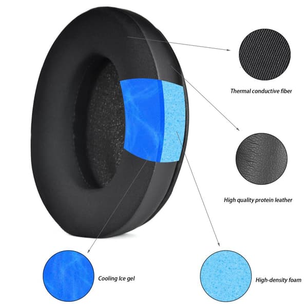 INF Kjølende gel-øreputer for EKSA E900/E900 Pro (2-pakning)
