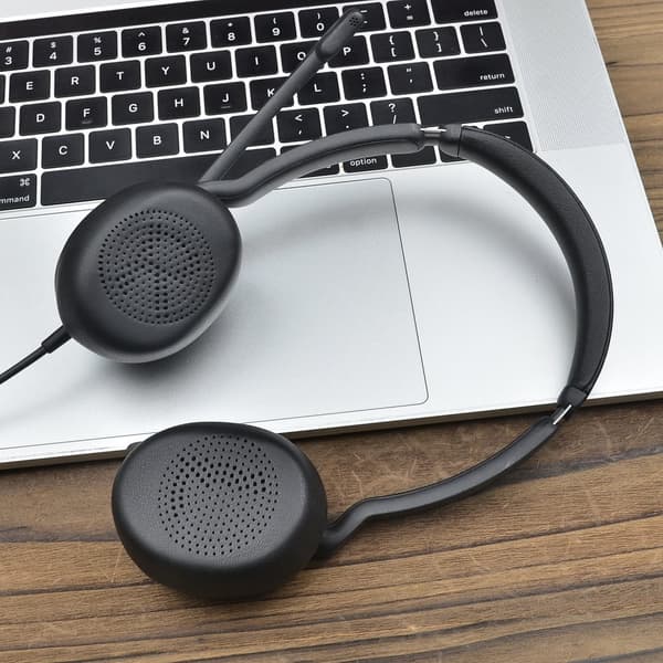 INF Erstatningsøreputer for Jabra Connect 4h - Svart (2-pakning)