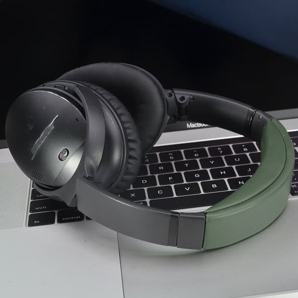 INF Vihreä pääpanta Bose QC35/QC45 -kuulokkeille + ruuvimeisseli