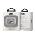 Miniatyrbild 3 av 3: Coque för AirPods 3 med Karl och Choupette Prägling Karl Lagerfeld Silver