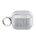 Miniatyrbild 2 av 3: Coque för AirPods 3 med Karl och Choupette Prägling Karl Lagerfeld Silver
