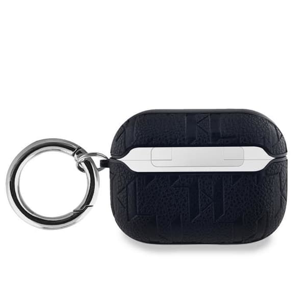 Étui för AirPods Pro Monogram med Karl Head Prägling Karl Lagerfeld Svart