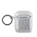 Miniatyrbild 2 av 3: Etui för AirPods 1 / 2 Monogram med Karl Head Prägling Karl Lagerfeld Silver