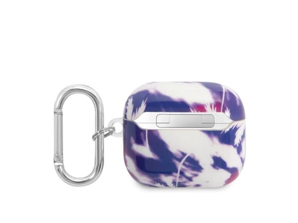 Stötsäker Etui för Airpods 3 - U.S Polo, Lila Silikon