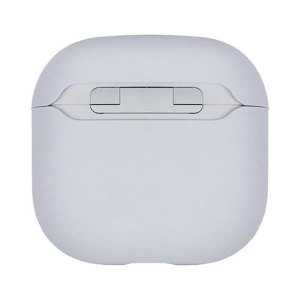 Siliconfodral för AirPods 4 med stötskydd och LED-indikator Decoded Grå