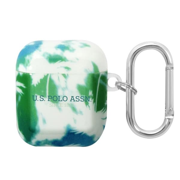 Coque AirPods 1 / 2 - U.S Polo - Skydd för laddningsfodral - Grön