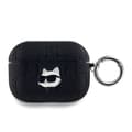 Miniatyrbild 1 av 3: Coque för AirPods Pro Choupette Gaufré Karl Lagerfeld Svart