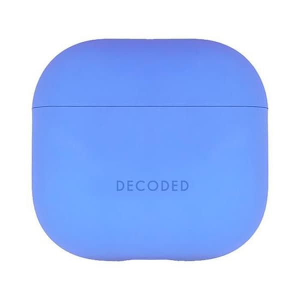 Siliconfodral för AirPods 4 med stötdämpande design och LED-indikator Decoded Blå