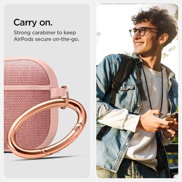 Coque för AirPods 4 - Spigen Urban Fit - Roséguld