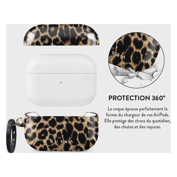 Skyddsfodral för AirPods 2 Anti-repor Modell Player Burga Leopard