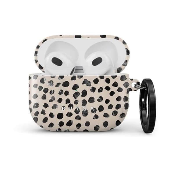 Coque för AirPods Pro 3 Anti-repor Modell Almond Latte Burga Beige