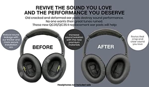 Korvatyynyt Bose QC 2, QC15, QC25, QC35 I/II, AE 2, AE 2i, AE 2w, SoundLink, SoundTrue