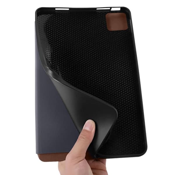 Fodral för Xiaomi Pad 7 och 7 Pro Klipp Stöd Video Brunt