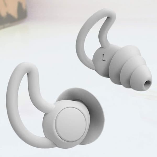 In-ear-öronproppar Anti-noise Sleep Special Noise Reduction Anti-brus Professionell ljudisolerad Mute-utrustning (Färg: Grå)