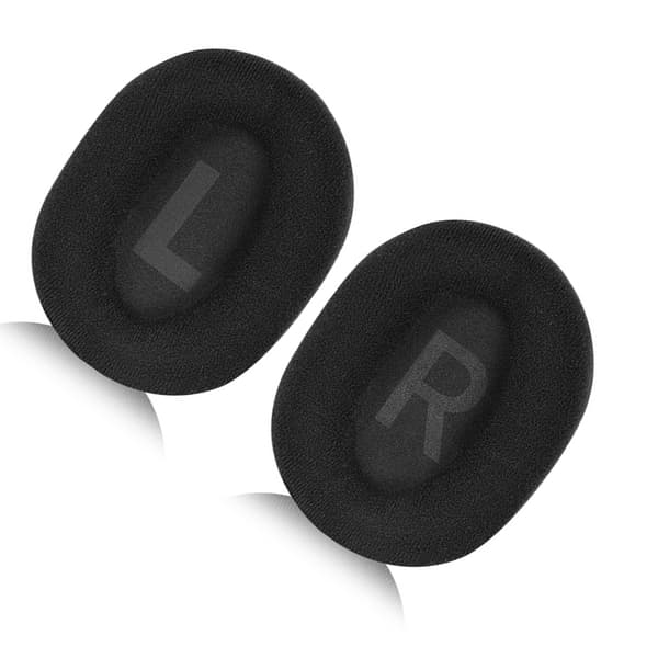 INF Sort velour ørepude til Logitech G PRO X (2 stk)