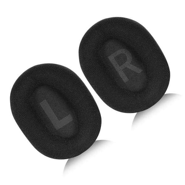 INF Sort velour ørepude til Logitech G PRO X (2 stk)