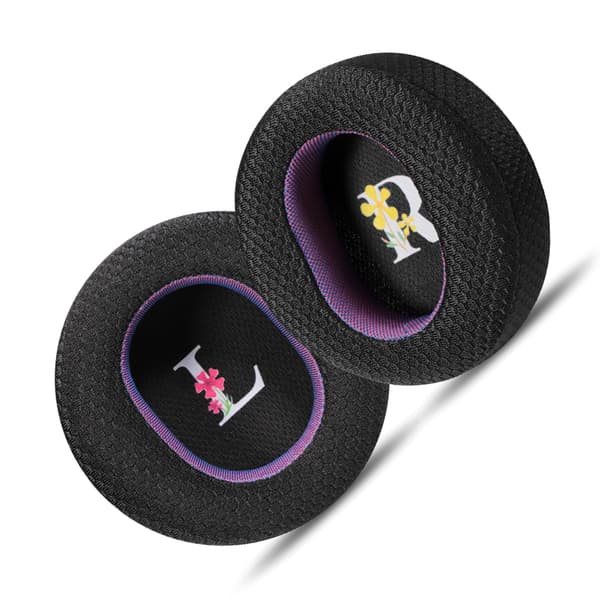 INF Pustende Mesh Svarte Lilla Øreputer for Dyson Zone