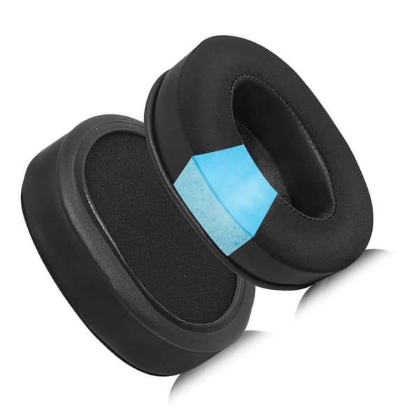 INF Svarte gel-øreputer for Logitech G PRO X - Sett med 2