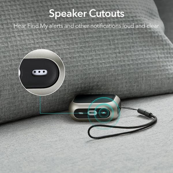 Coque för Apple AirPods 4 - ESR Orbit Hybrid HaloLock - Vit