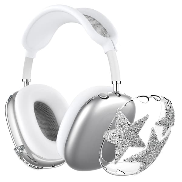 INF AirPods Max Beskyttelsesetui - Diamantstjernedesign Gjennomsiktig