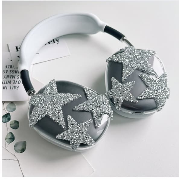 INF AirPods Max Beskyttelsesetui - Diamantstjernedesign Gjennomsiktig