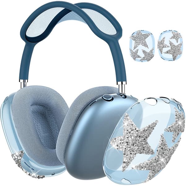 INF AirPods Max Beskyttelsesetui - Diamantstjernedesign Blå