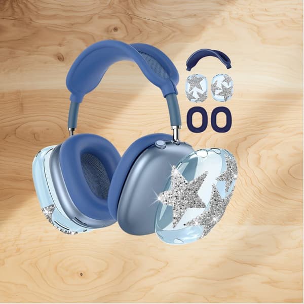 INF AirPods Max Beskyttelsesetui - Diamantstjernedesign Blå