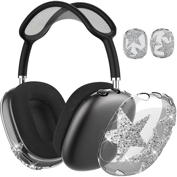 INF AirPods Max Beskyttelsesetui - Diamantstjernedesign Sort