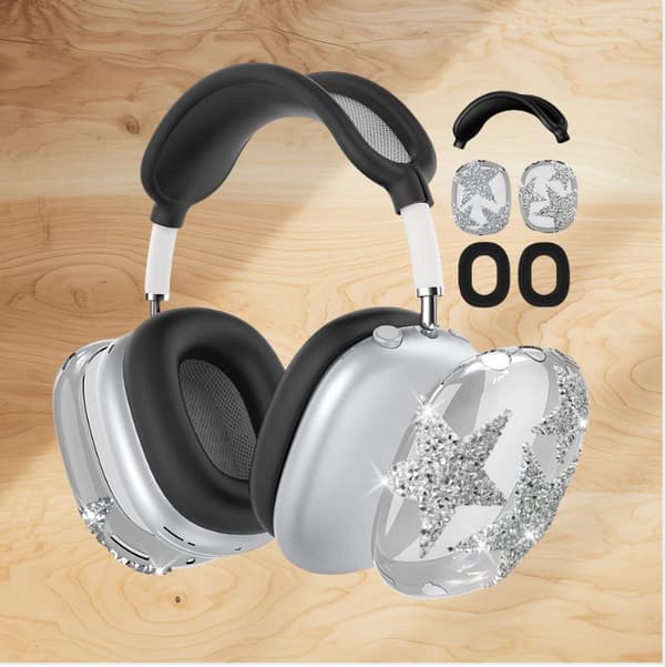 INF AirPods Max Beskyttelsesetui - Diamantstjernedesign Sort