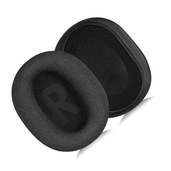 INF Mustat puuvillaiset korvatyynyt Logitech G PRO X -kuulokkeille (2 kpl)