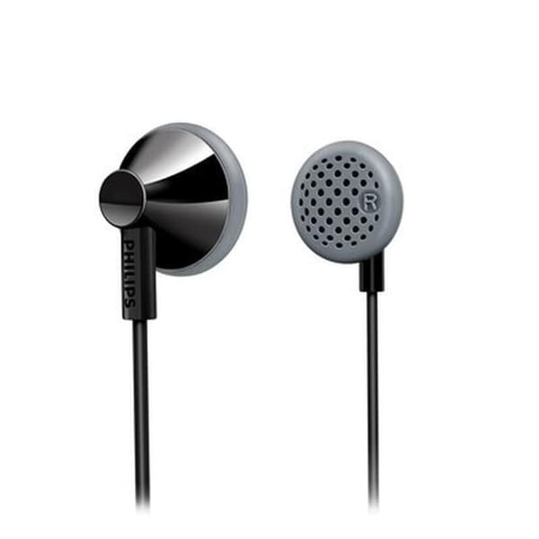 Philips SHE1360 in-ear-hörlurar, svart och grå färgmatchning, enkelt musikval in-ear