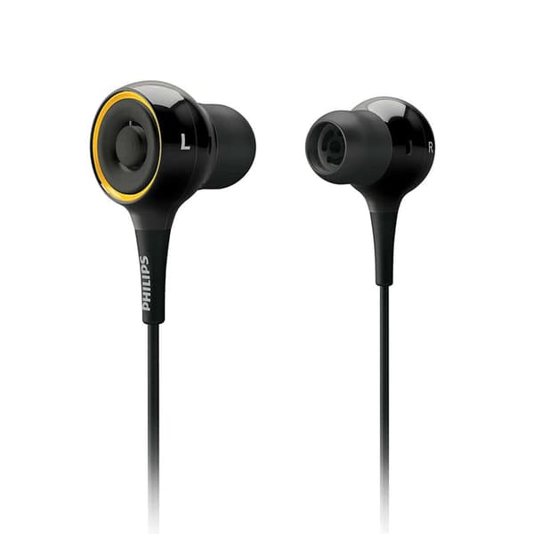 Philips SHB3075 svart in-ear Bluetooth-headset, dynamisk musik och en trendig följeslagare