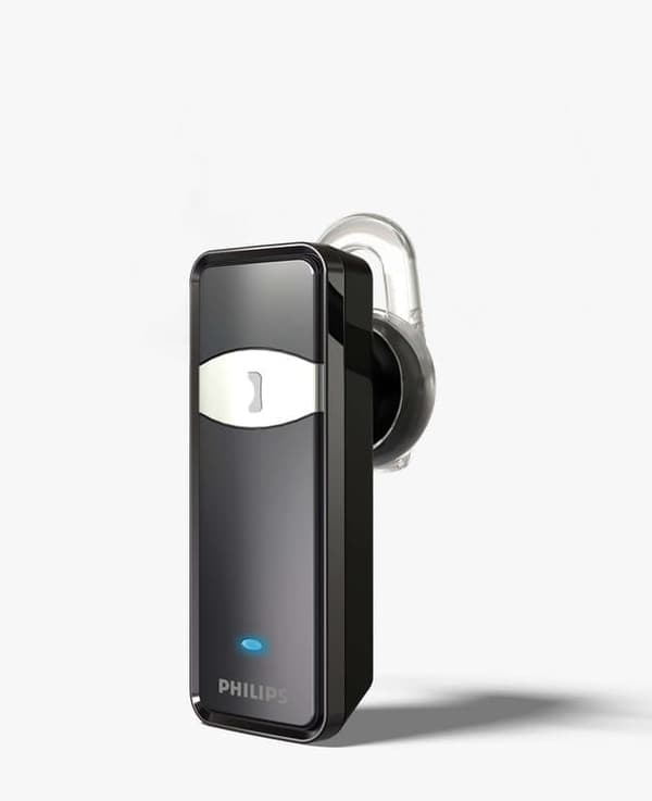 Philips SHB1500 mustat langattomat Bluetooth-kuulokkeet, yksinkertainen, tyylikäs ja kannettava musiikkikumppani
