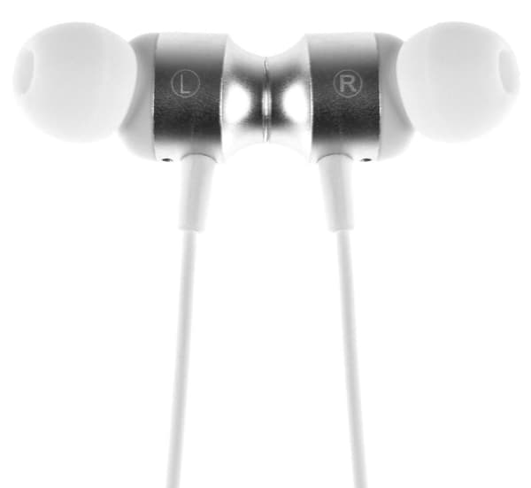 MAG-C Airbass -langalliset nappikuulokkeet USB Type-C -liitännällä (valkoiset)