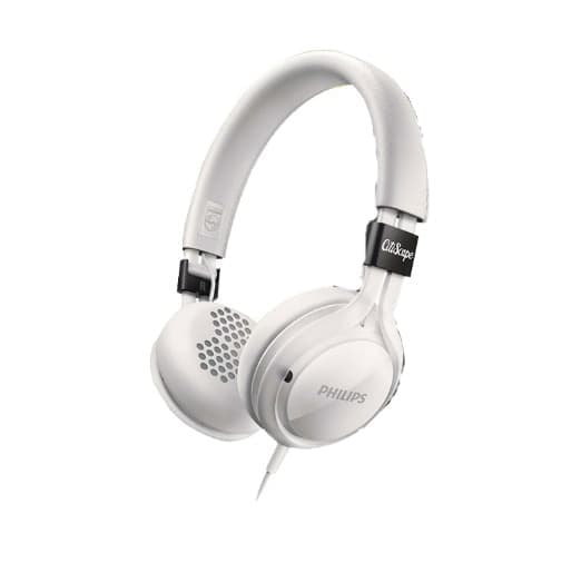 Philips Simple White On-Ear-hörlurar – Rent ljud, enkla resor