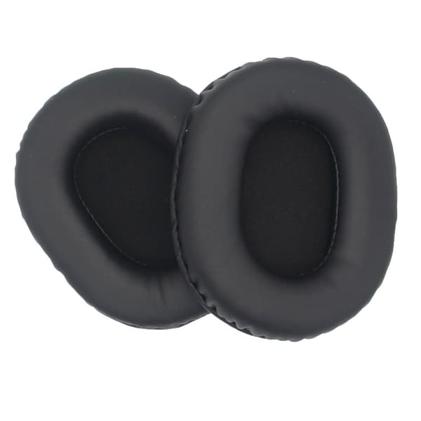 INF Premium ovale øreputer 100x80mm - Protein Leather, Black (2-pakning)