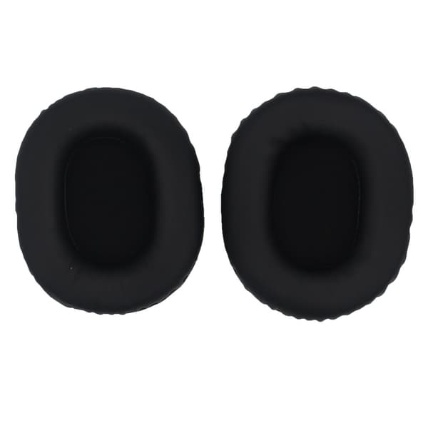 INF Premium ovale øreputer 100x80mm - Protein Leather, Black (2-pakning)