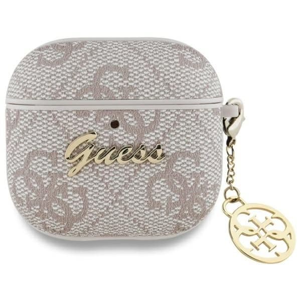 Étui för Apple AirPods 4 - Guess 4G Charm Collection (GUA4G4GSMP) - Rosa