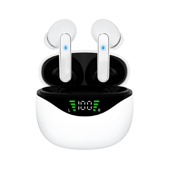 INF Trådløse 5.4 Bluetooth-ørepropper DP4 Lang batterilevetid Hvid
