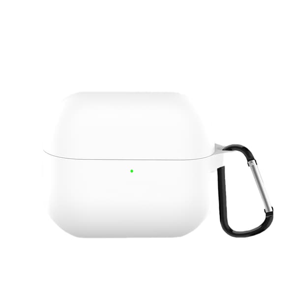 INF Silikonikotelo Samsung Galaxy Buds 3/3 Pro -kuulokkeille Valkoinen