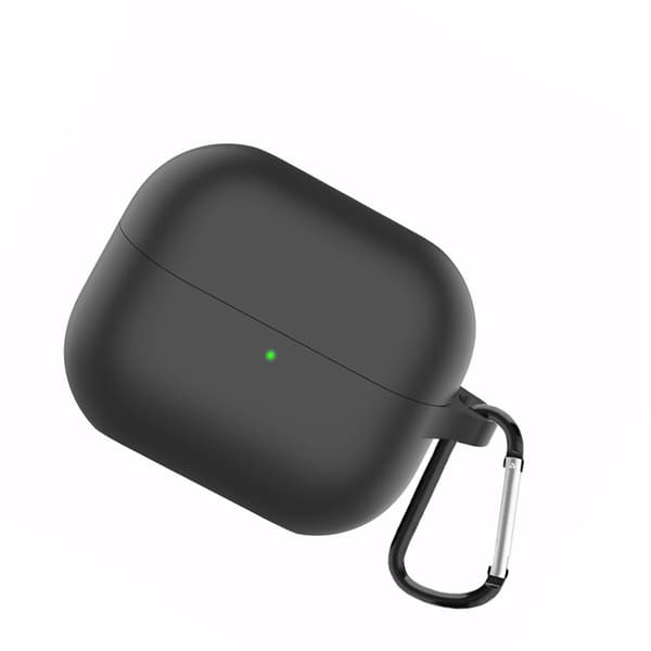 INF Silikonikotelo Samsung Galaxy Buds 3/3 Pro -kuulokkeille Musta
