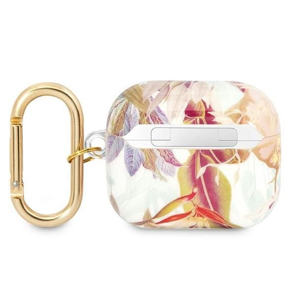 Guess Flower Strap Airpods 3 fodral (lila)
