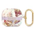 Miniatyrbild 1 av 3: Guess Flower Strap Airpods 3 fodral (lila)