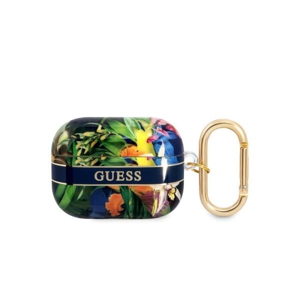 Fodral för Airpods Pro Flowers med ring Guess Multicolor